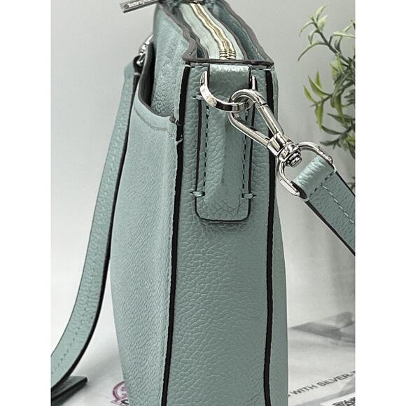 Kate Spade Authenticated Leather Margaux Med Convertible Crossbody Hazy Blue‎ - Picture 10 of 16